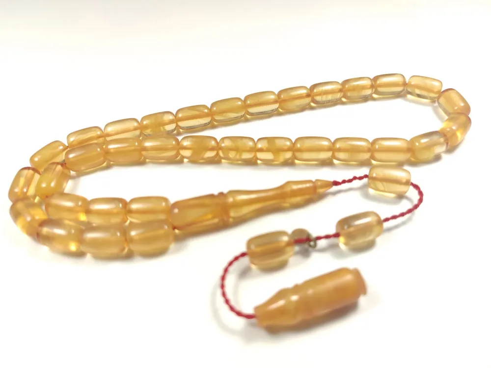 Erkan Çubukçu Usta İşi̇ İmzalı Mühürlü Sıkma Kehri̇bar küçük resim 2