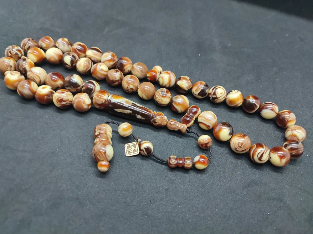 Başka Yerde Yok!Junai̇d Hasan Usta Eseri̇ 45 Habbe İri̇ Boy Eski̇ Obejden Katali̇n küçük resim 3