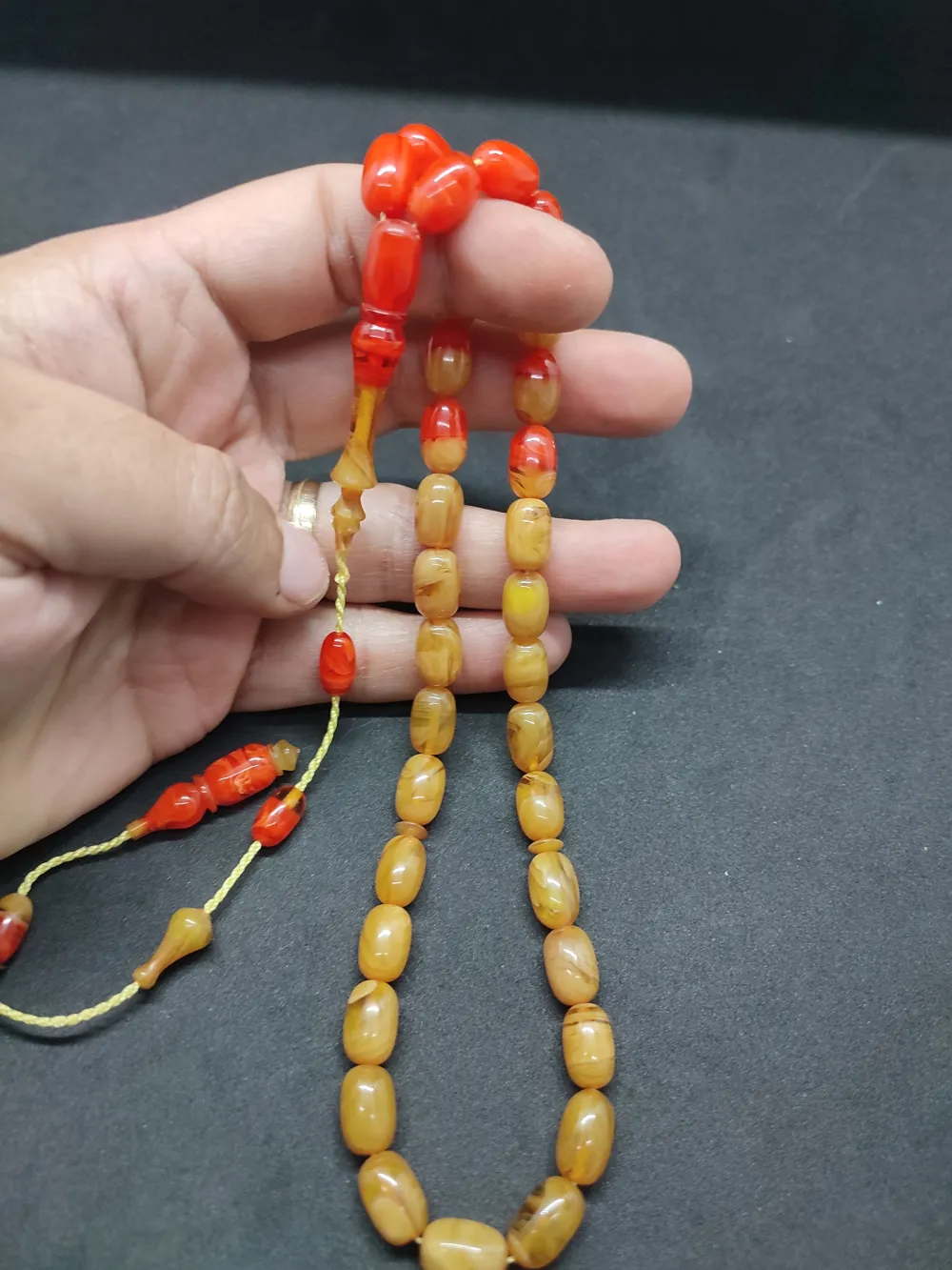 Ayhan Turan Usta Eseri̇ Ful Hare Ful Damar Eski̇ 0.6 Mm Deli̇m Sıkma Kehri̇bar küçük resim 5