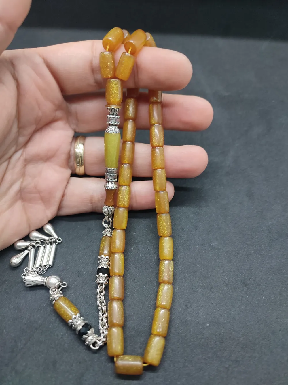 Şevket Alkan Usta Eseri̇ Gümüş Nakkaş İşlemeli̇ Objeden  Katali̇n küçük resim 4