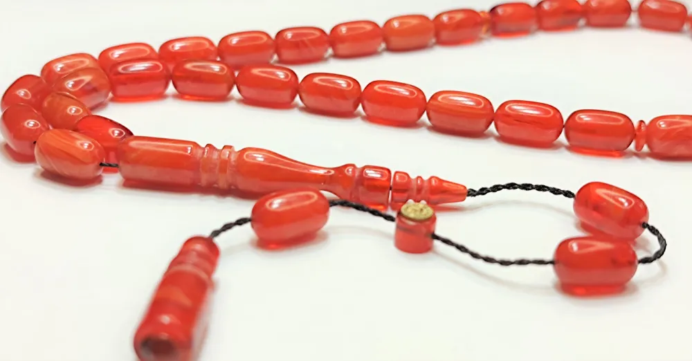 Mehmet Sancaktar Usta İşi̇ İmzalı Mühürlü  Model Sıkma Kehri̇bar