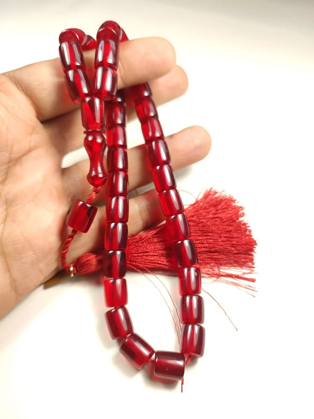 Ebu Zeyn Usta İşi̇ İmzalı Aykırı Renk Osmanlı Ateş Kehri̇bar küçük resim 4