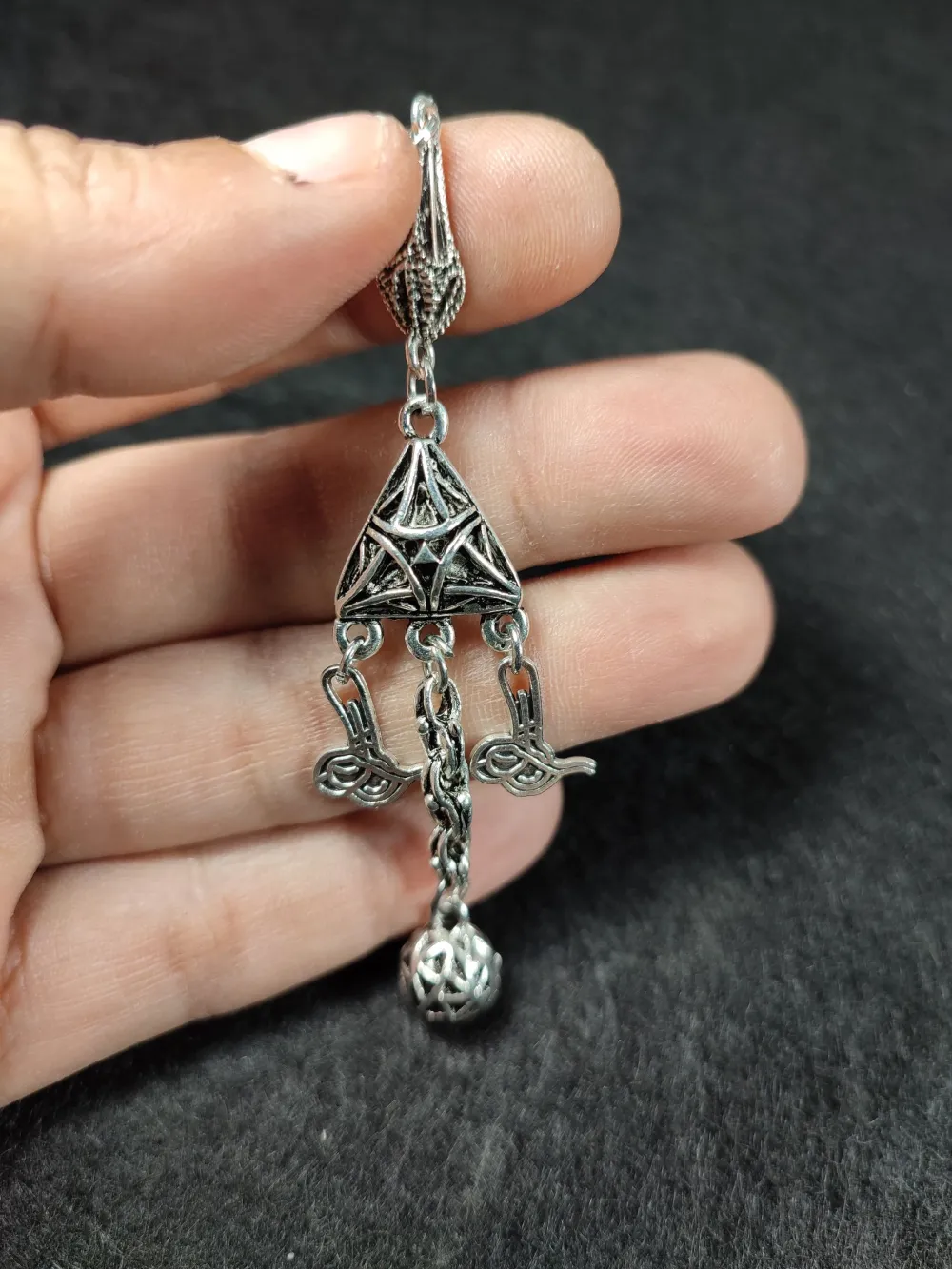 Alman Gümüş Tesbi̇h Püskülü küçük resim 2