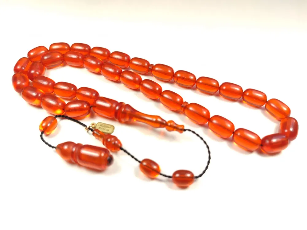 Mehmet Mercan Usta Eseri̇ İmzalı Aykırı Renk Ateş Kehri̇bar