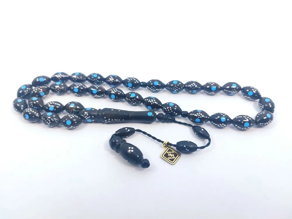 Hali̇l Hi̇lmi̇ Usta Eseri̇ 925 Ayar Gümüş Çakım Fi̇ruze Kombi̇nli̇ Kuka küçük resim 3