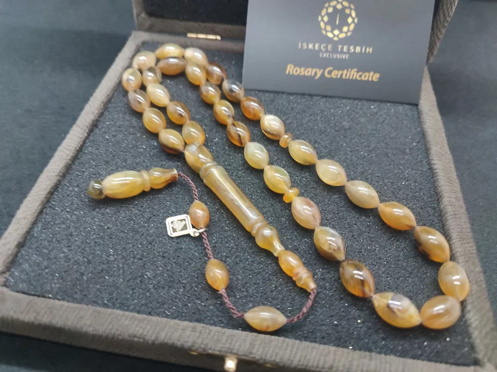 Vıp Kutulu 29.44 Gr İskeçeli̇ Cemi̇l Usta Eseri̇ Nadi̇r Tür  Gergedan Boynuzu küçük resim 3