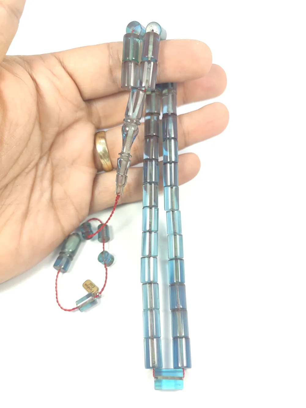 Furkan Gül Usta Eseri̇ 0.6 Şeffaf Deli̇m Çi̇ft Ci̇lalı Ok Gi̇bi̇ Eski̇ Alman Oyun Zarı küçük resim 4