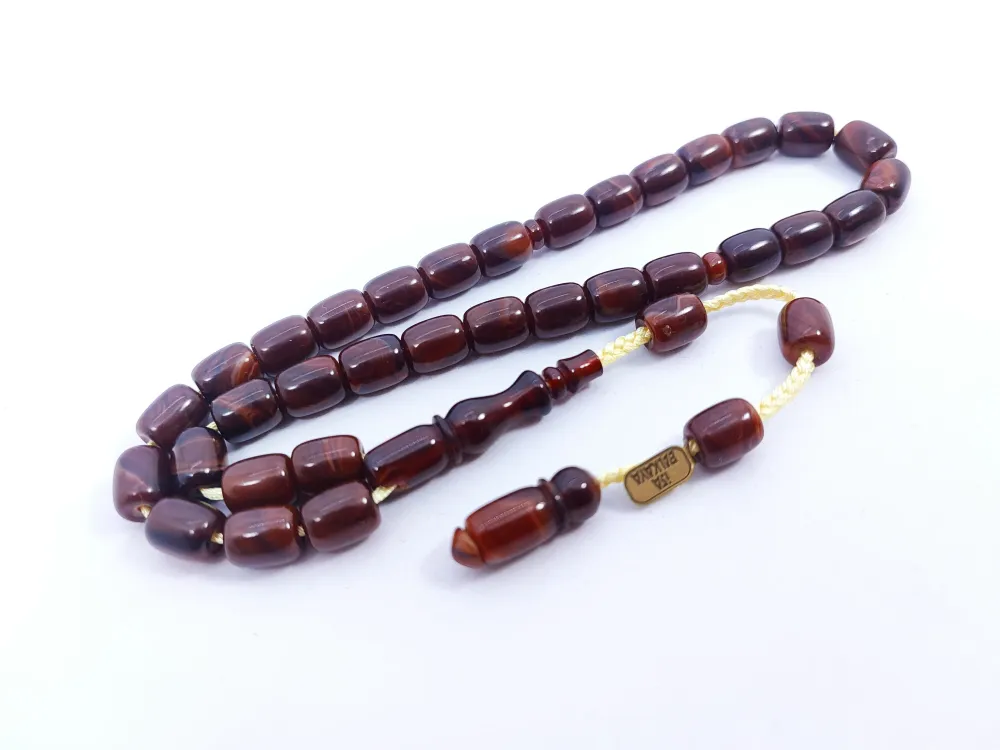 İsa Balkaya Eseri̇ Koni̇k Deli̇m(Eski̇ Usul) 12 Kat İpe Di̇zi̇li̇ Eski̇ Sıkma Kehri̇bar