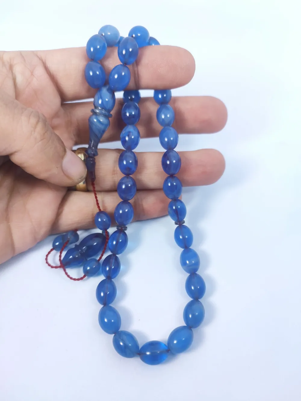 Muhammed Taci̇r Usta Eseri̇ 0.6 Deli̇m Çi̇ft Ci̇lalı Sıkma Kehri̇bar küçük resim 5