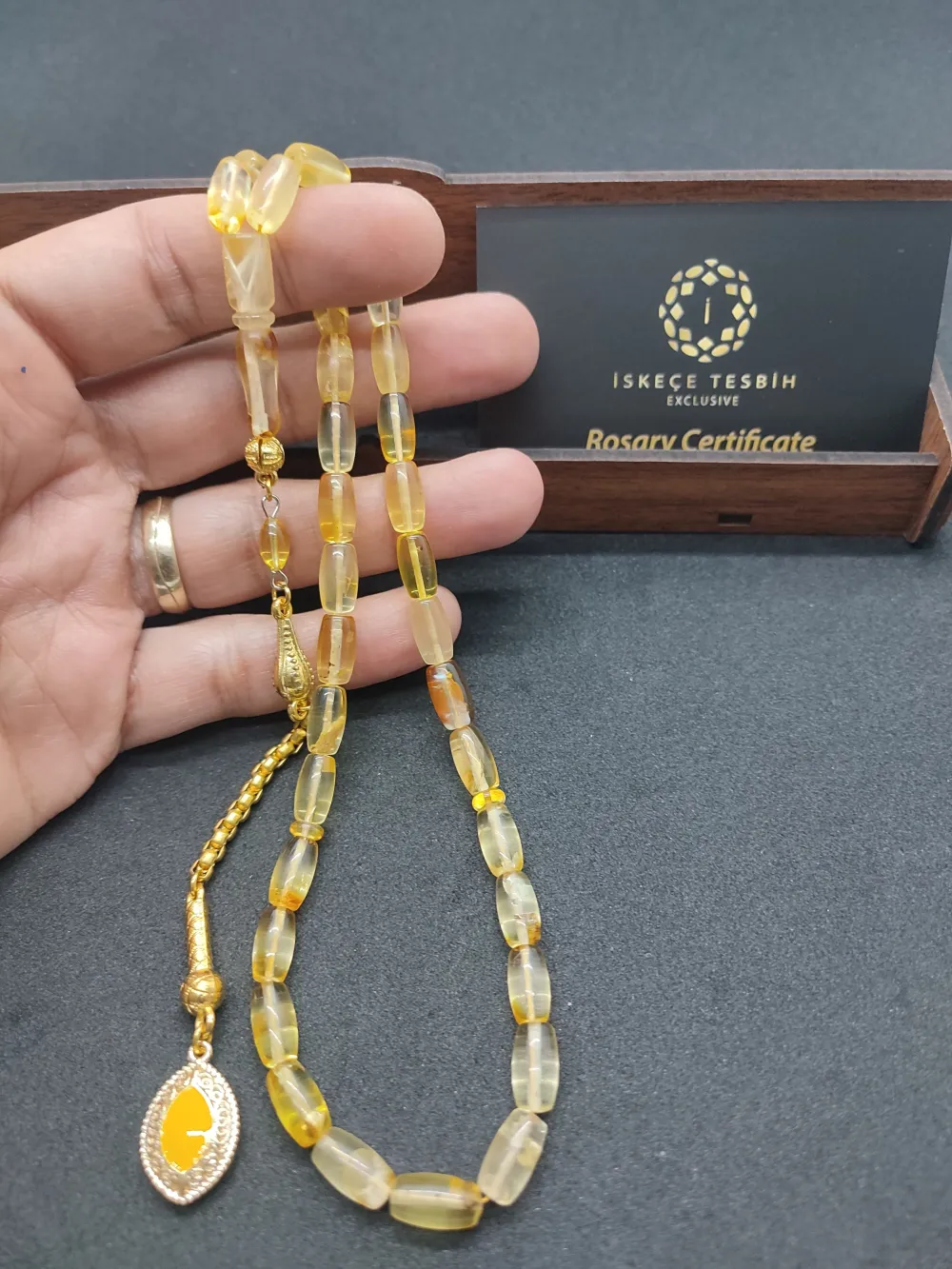 Kaçkar Usta Eseri̇ 11.35 Gr Alman Gümüş Püsküllü Li̇tfanya Kaya Damla küçük resim 4