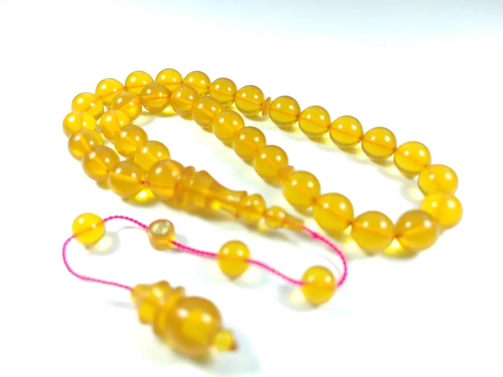 Ebu Şems Usta İşi̇ İmzalı Mühürlü 0.6 Deli̇m Sıkma  Kehri̇bar