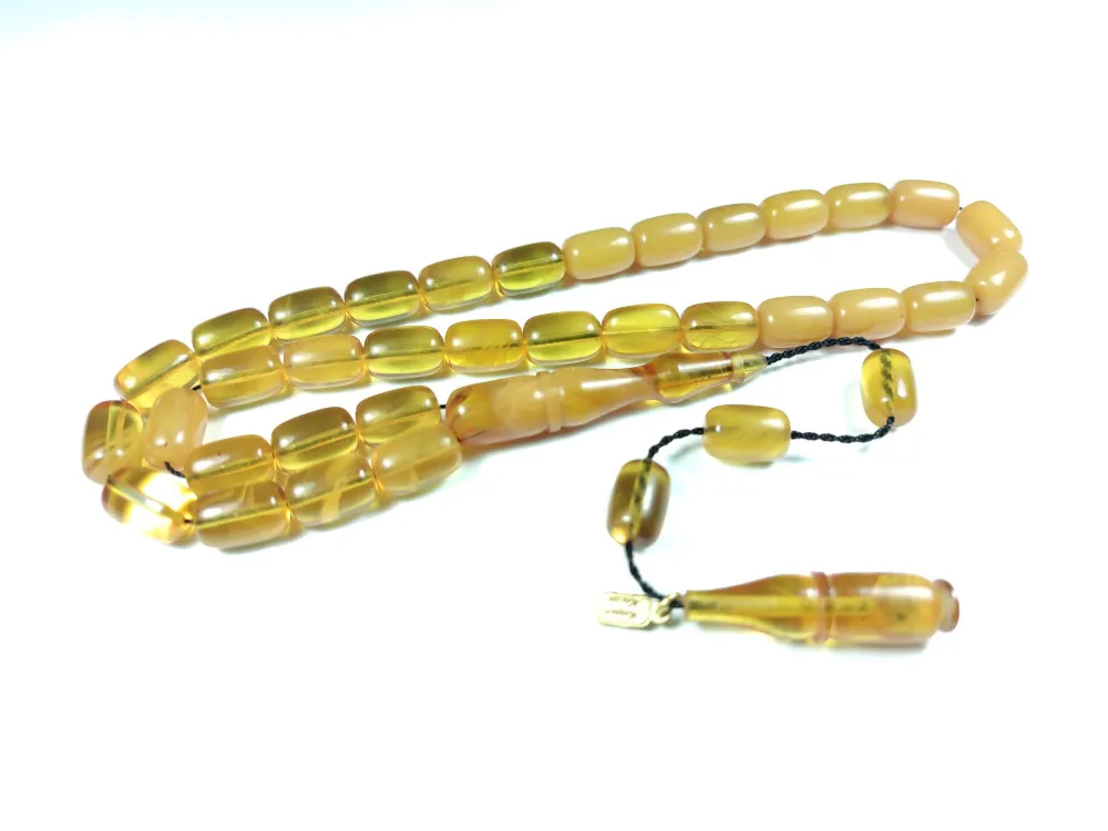 Mehmet Mercan Usta İşi̇ İmzalı Mühürlü Sıkma Kehri̇bar