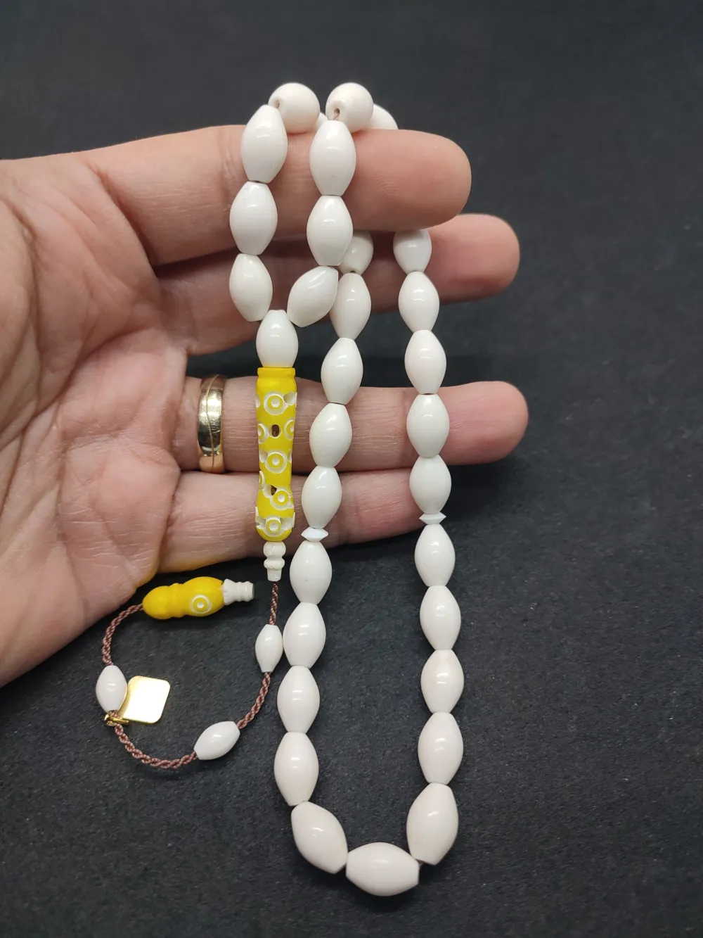 İskeçeli̇ Cemi̇l Usta Eseri̇ İmame Hi̇tame Kalem Oyma Deve Kemi̇ği̇ küçük resim 4