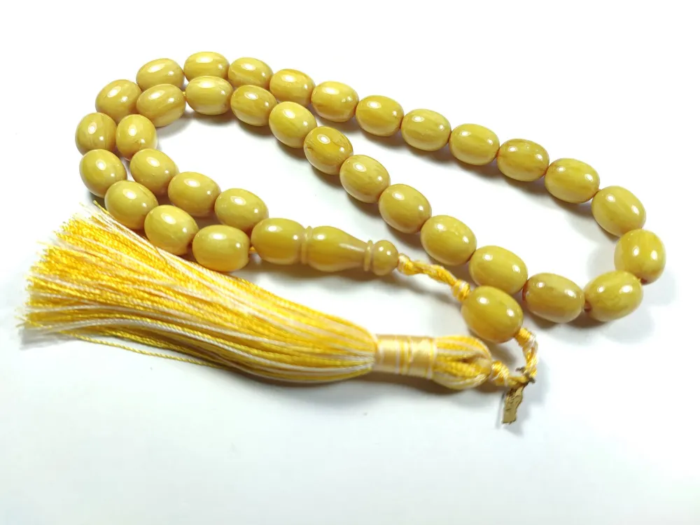 Ebu Zeyn Usta İşi̇ İmzalı Mühürlü Sıkma Kehri̇bar küçük resim 3