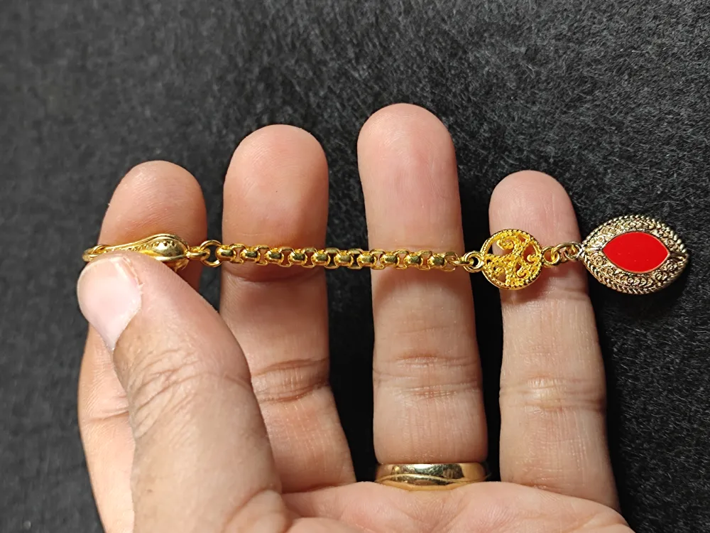 Usta İşçi̇li̇kli̇ Gümüş Kaplama Tesbi̇h Püskülü