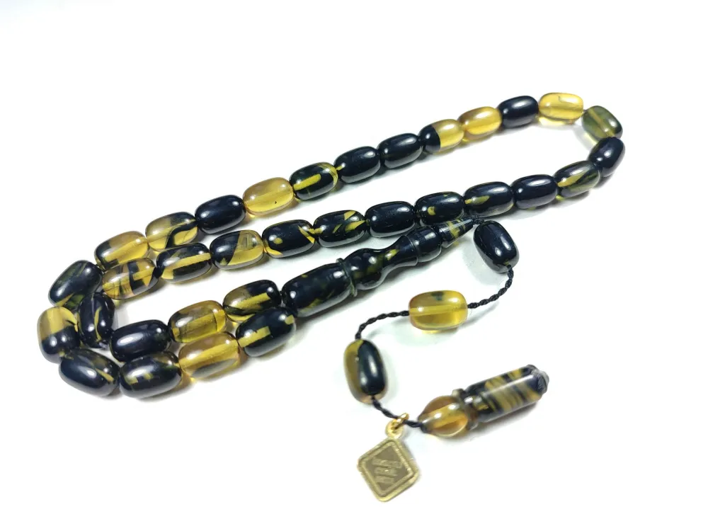 İskeçeli̇ Cemi̇l Usta İşi̇ İmzalı Sıkma Kehri̇bar