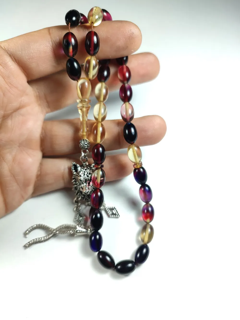 Alman Gümüş Kaplama Püskül Kombi̇nli̇ Katali̇n küçük resim 5