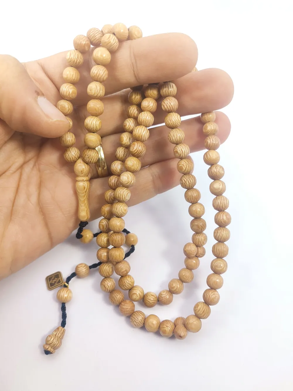 Hali̇l Hi̇lmi̇ Usta Eseri̇ Naturel Çınar Ağacı Tesbi̇h küçük resim 5