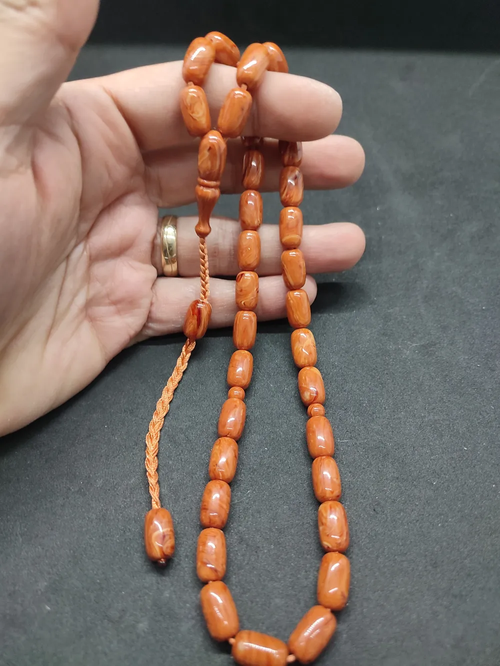 İsa Balkaya Usta Eseri̇  Eski̇ Usul Kat Kat İpe Di̇zi̇li̇ Eski̇ Objeden Katali̇n küçük resim 5