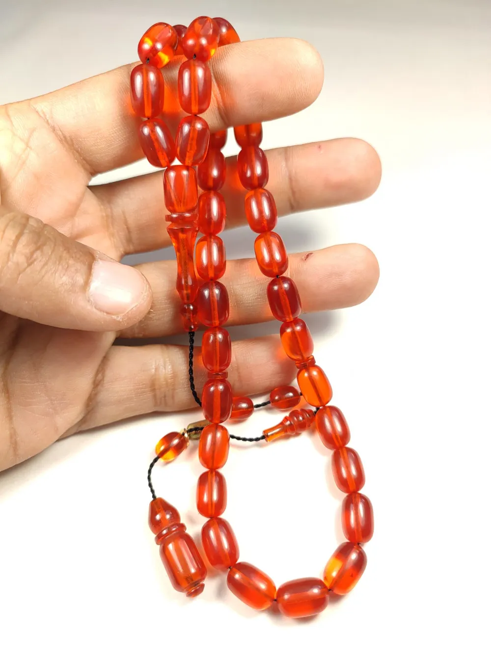 Mehmet Mercan Usta Eseri̇ İmzalı Aykırı Renk Ateş Kehri̇bar küçük resim 5