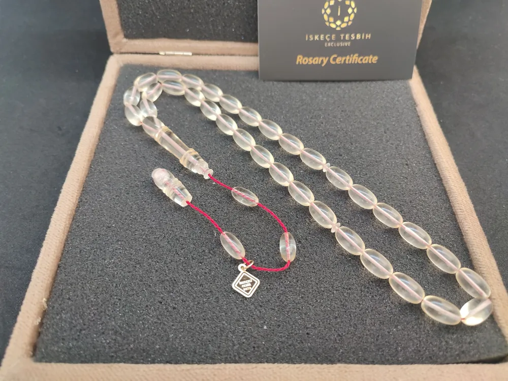 İskeçeli̇ Cemi̇l Usta Eseri̇ Vıp Kutulu 21.03 Gr. Ukrayna Damla Kehri̇bar küçük resim 3