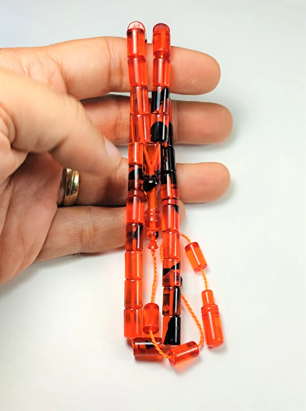 Abdullah Karataş Usta İşi̇ İmzalı Mühürlü  Ateş Kehri̇bar küçük resim 5