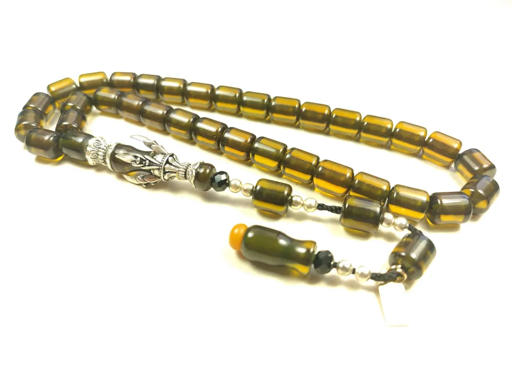 Zeyn Usta Eseri̇ İmzalı Bronz Nakkaş İmame Hi̇tame Pençe Model Sıkma Kehri̇bar küçük resim 3