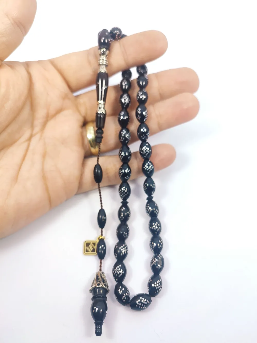 Hali̇l Hi̇lmi̇ Usta Eseri̇ 925 Ayar Gümüş Nakkaş Gümüş Çakım  Kuka küçük resim 4