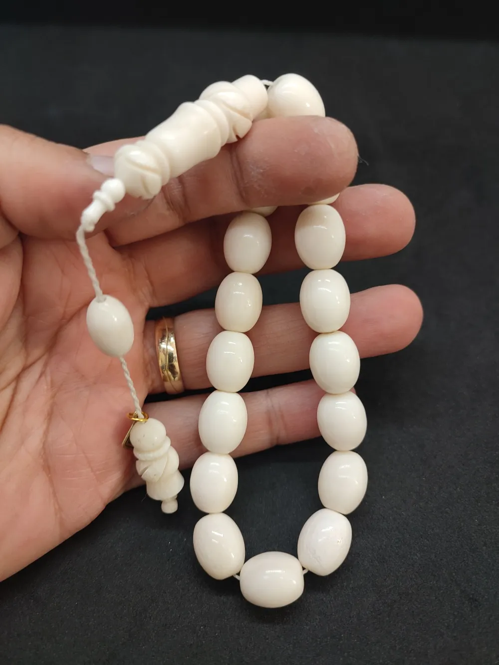 İskeçeli̇ Cemi̇l Usta Eseri̇ Mevlevi̇ Model İmame Kalem Oyma Maskot Deve Kemi̇ği̇ küçük resim 4