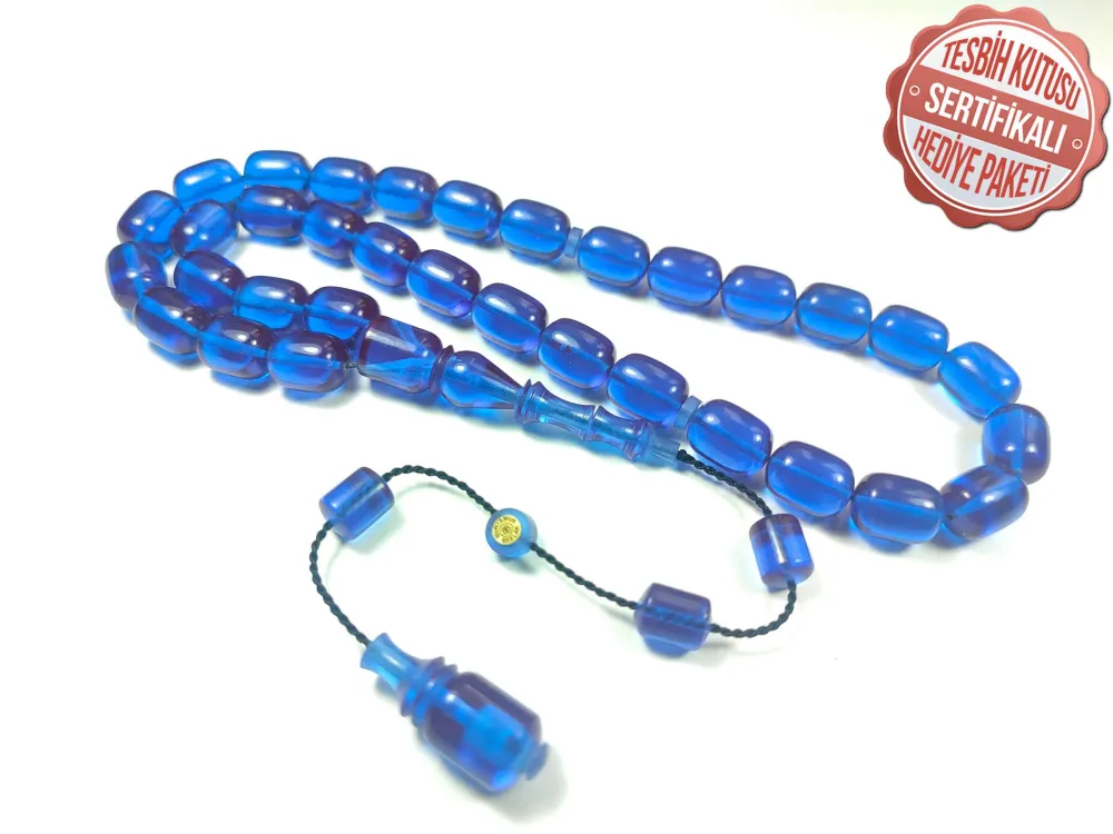 Bünyami̇n Barlak Usta İşi̇ İmzalı Mühürlü 0.6 Mm Alman Zar  Kehri̇bar küçük resim 2