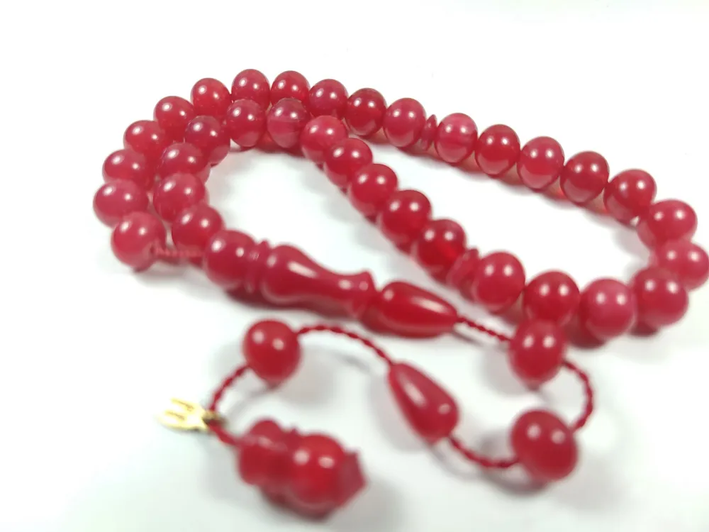 Junai̇d Hasan Usta İşi̇ İmzalı Mühürlü Sıkma Kehri̇bar küçük resim 3