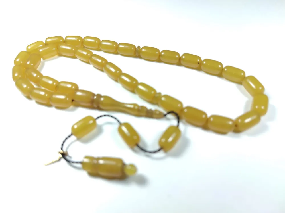 Ayhan Turan Usta İşi̇ İmzalı Mühürlü Sıkma Kehri̇bar küçük resim 2