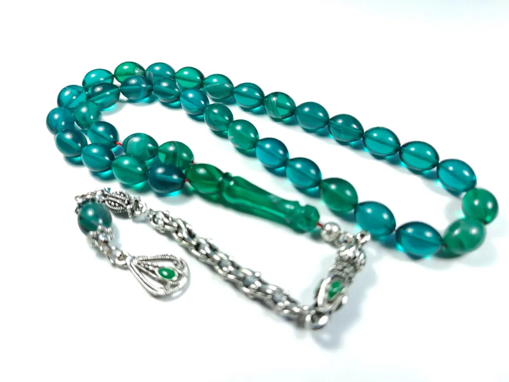 Alman Gümüş Püskül Kombi̇nli̇ 0.6 Deli̇m Sıkma Kehri̇bar küçük resim 2