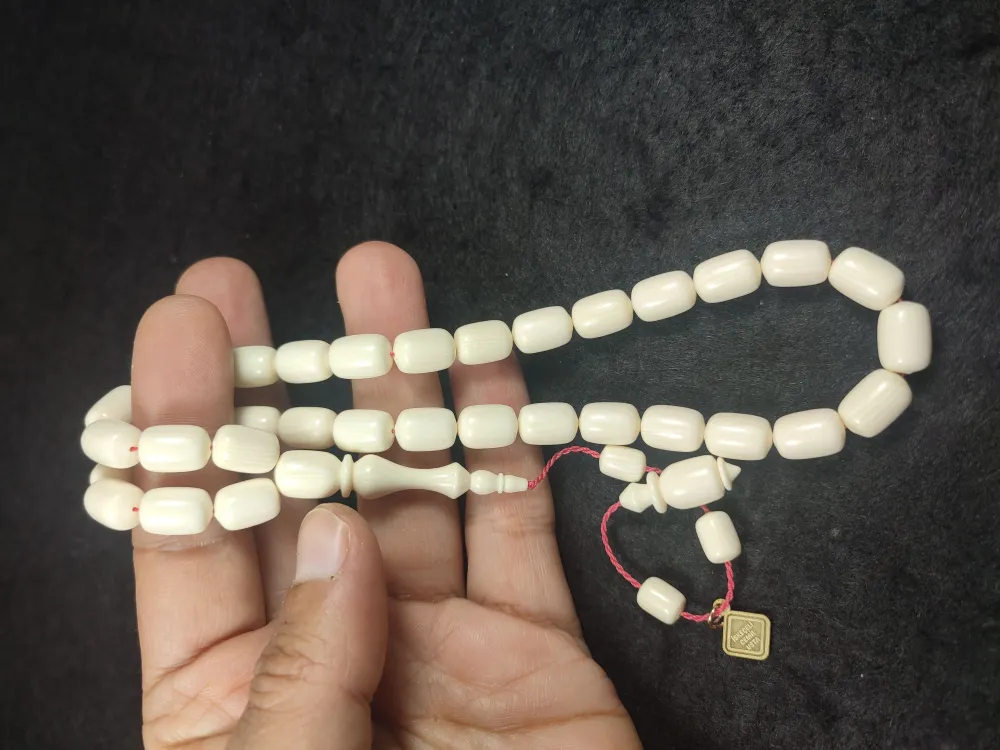 26 Gr. İskeçeli̇ Cemi̇l Usta Eseri̇ İri̇ Boy Hi̇popotam Di̇şi̇ küçük resim 5