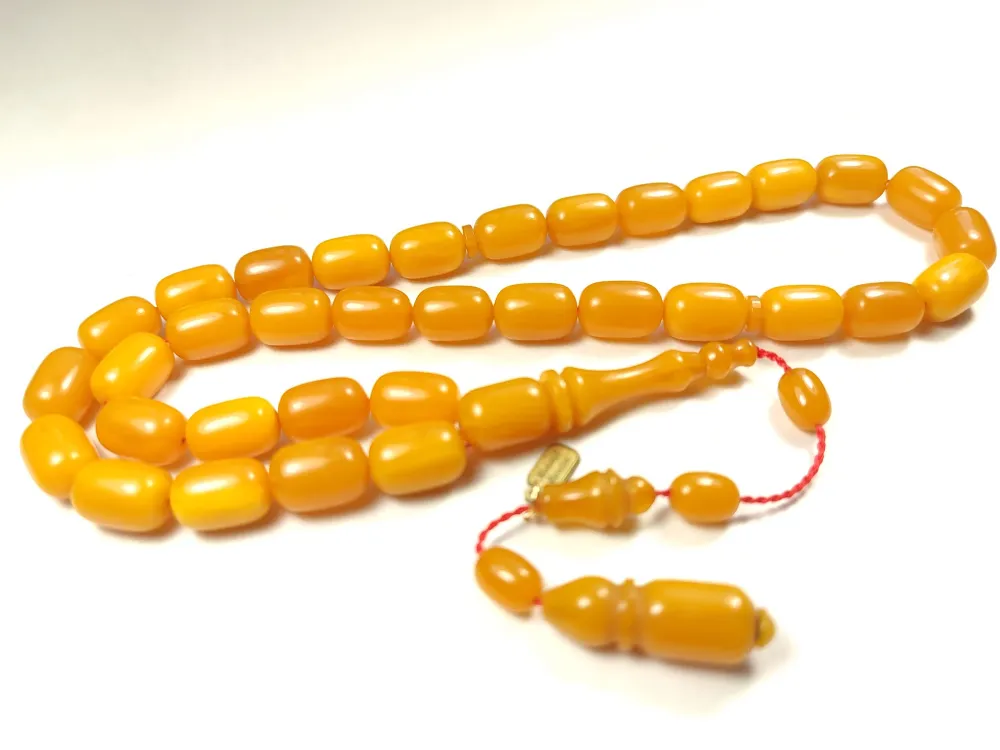 Mehmet Mercan Usta Eseri̇ İmzalı Aykırı Renk Sıkma Kehri̇bar küçük resim 2