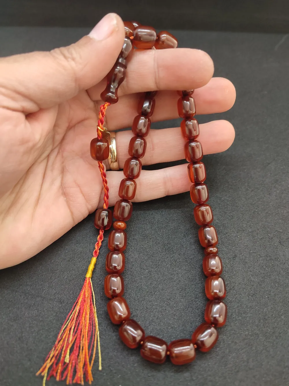 Osama Omari̇ İmzalı Eski̇ Usul Havşalı Horoz İmame 50 Yaşında Alman Faturan küçük resim 4