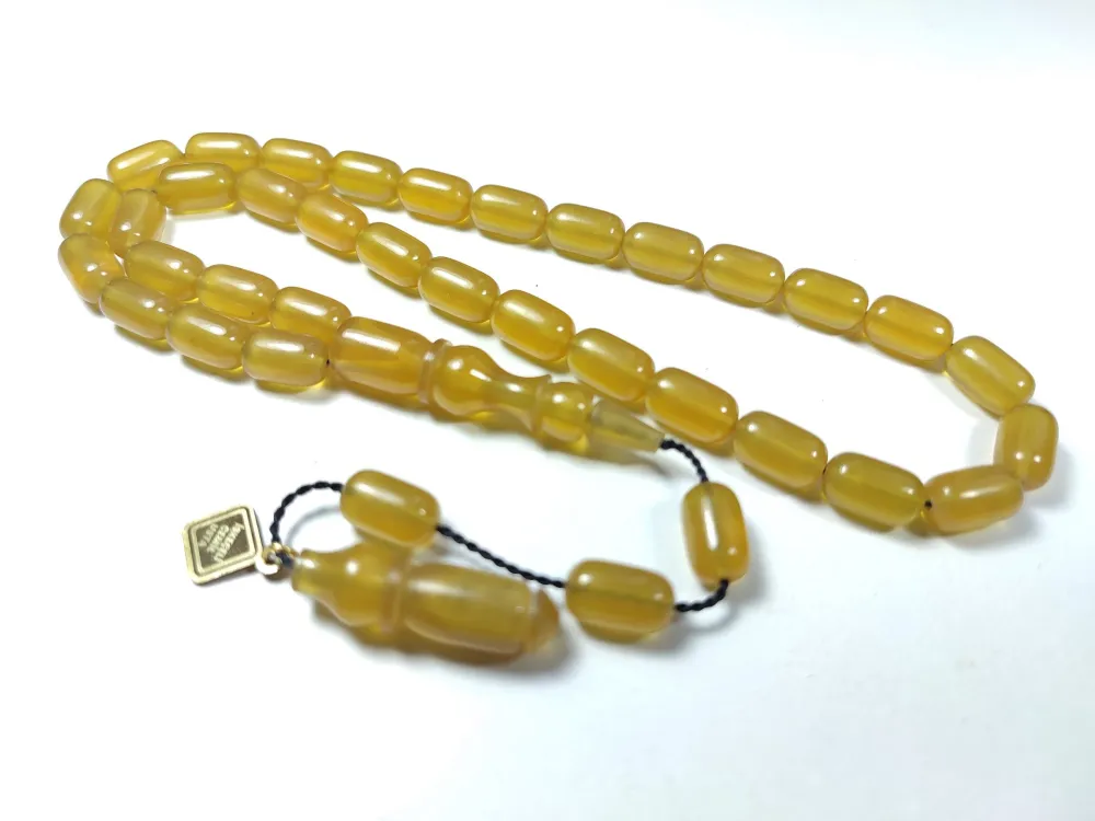 İskeçeli̇ Cemi̇l Usta İşi̇ İmzalı Sıkma Kehri̇bar