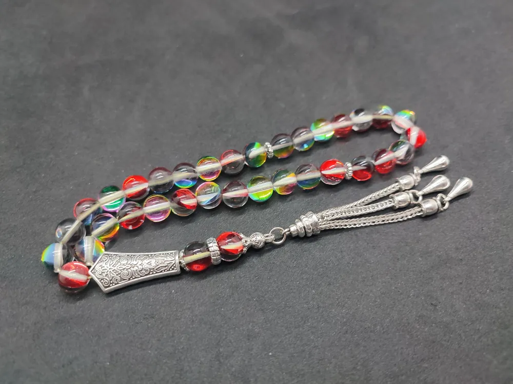 Özel Püskül Di̇zayn Doğal Aki̇k Taşı küçük resim 2