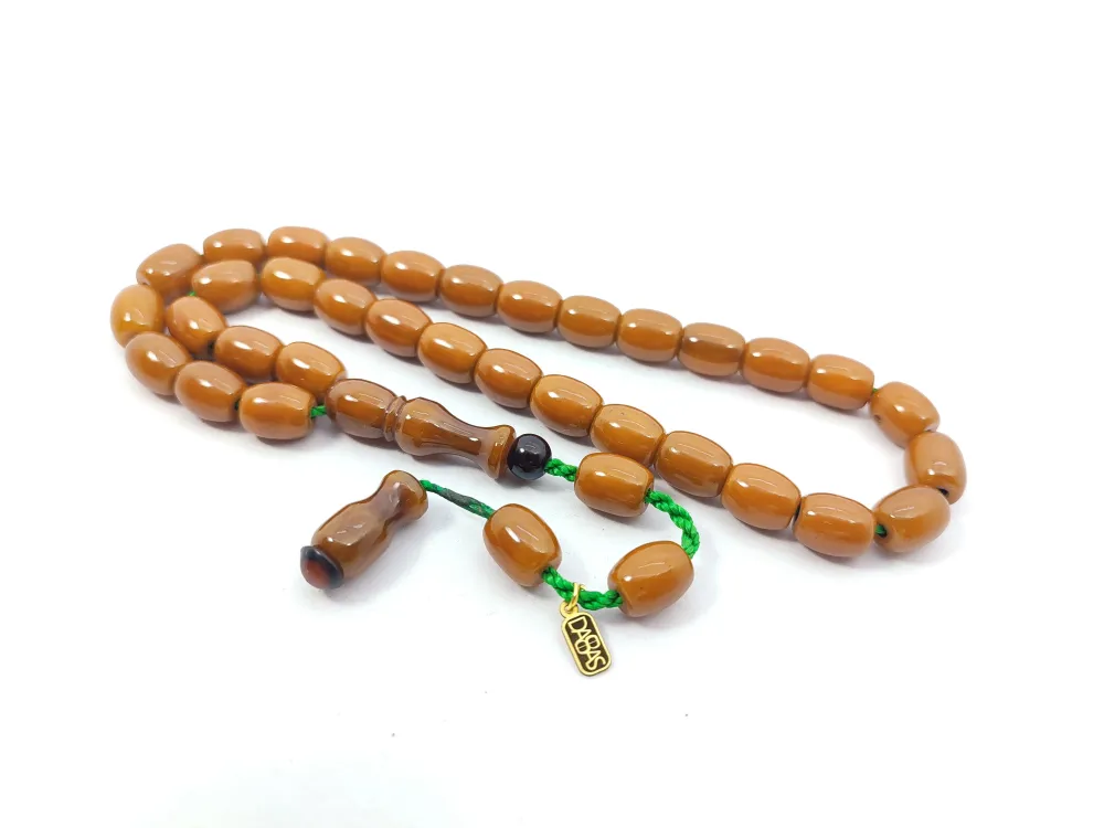 Muhammed Dabbas Usta Eseri̇ Osmanlı Torunu (Osmanlıya En Yakın) Sıkma Kehri̇bar küçük resim 3