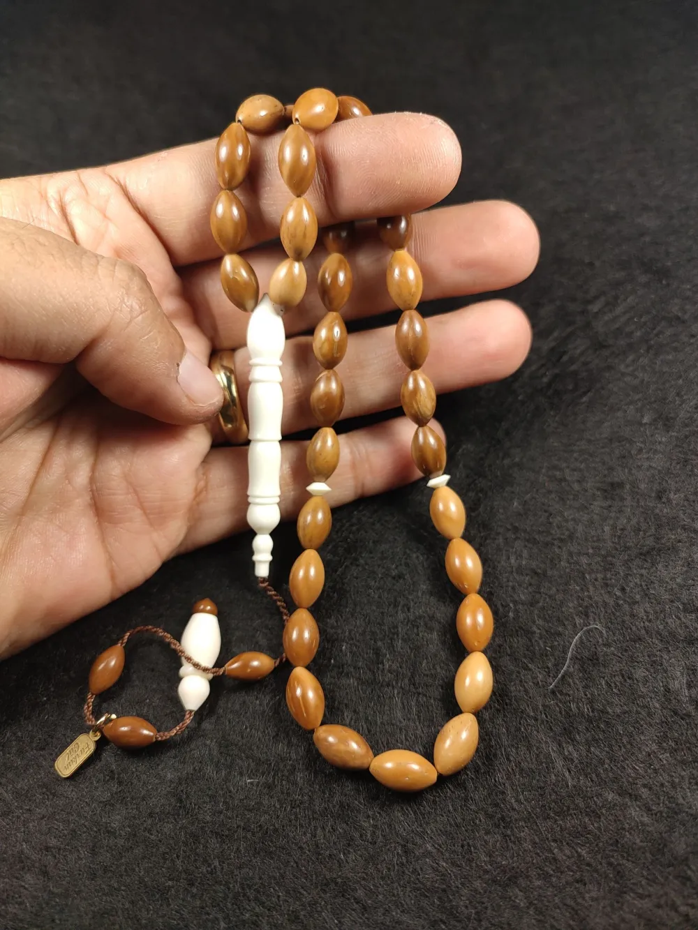 Hali̇l Hi̇lmi̇ Usta İşi̇ İmzalı Mevlevi̇ Model Kemi̇k Kombi̇nli̇  Kuka küçük resim 4