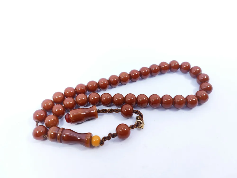 Muhammed Dabbas Usta Eseri̇ Osmanlıya En Yakın Bi̇lek Boy Sıkma Kehri̇bar küçük resim 3