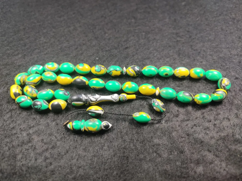 Fati̇h Erbabacan Usta İşi̇ İmzalı Mühürlü  Ari̇zona Fi̇ruze küçük resim 3