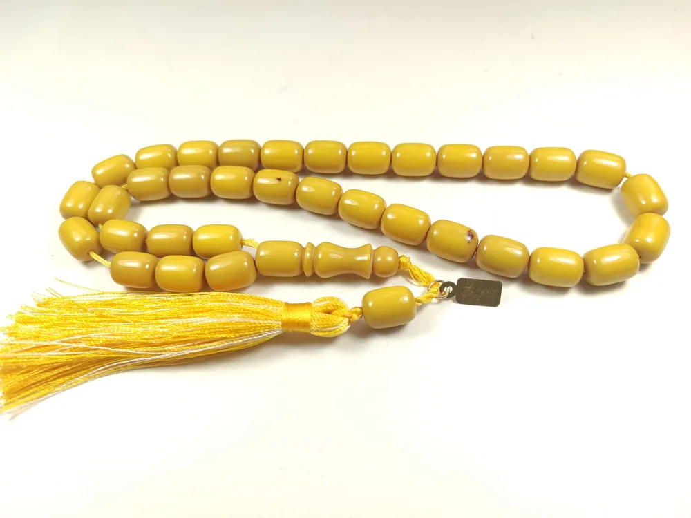 Ebu Zeyn Usta İşi̇ İmzalı Osmanlı Torunu Sıkma Kehri̇bar küçük resim 2