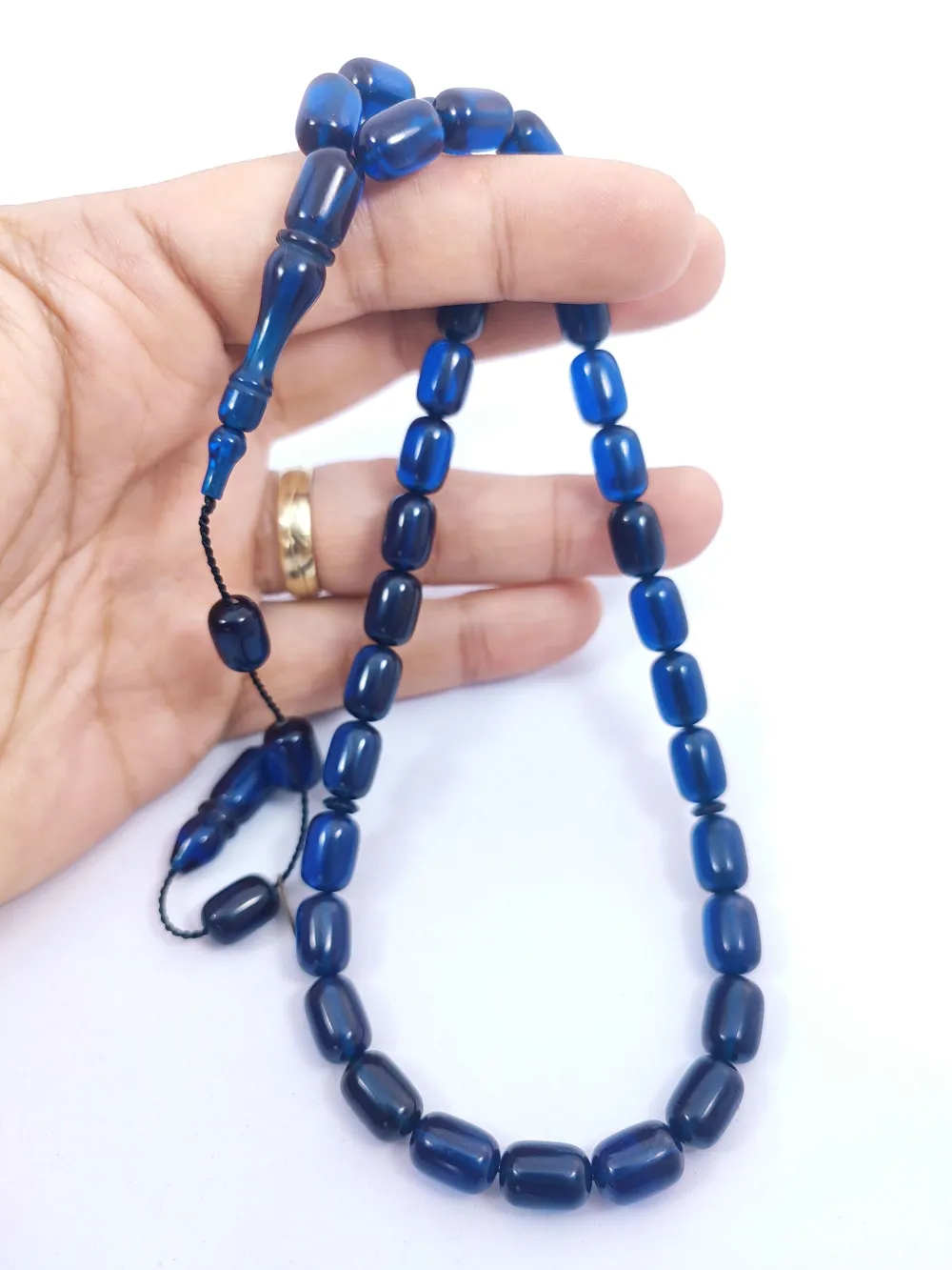 Uğur Şener Usta Eseri̇ 0.6 Şeffaf Deli̇m Çi̇ft Kat Ci̇lalı Ateş-İ Kehri̇bar küçük resim 5