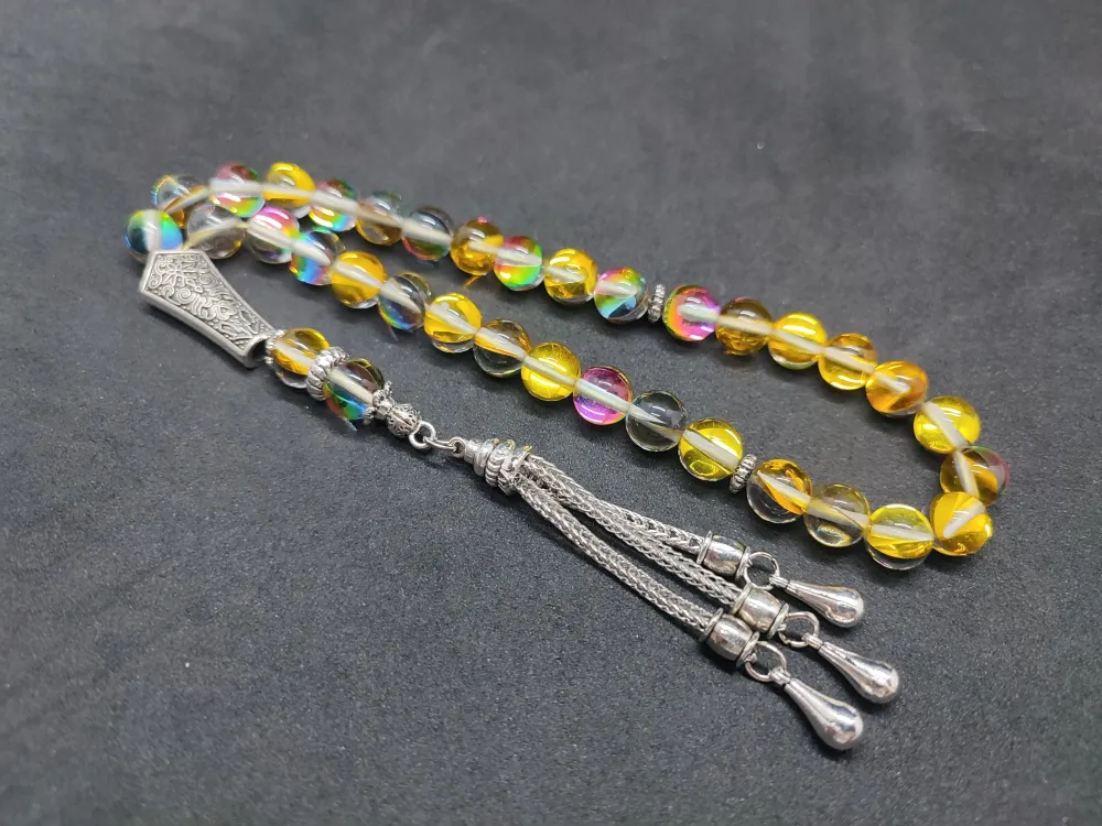 Özel Püskül Di̇zayn Doğal Aki̇k Taşı