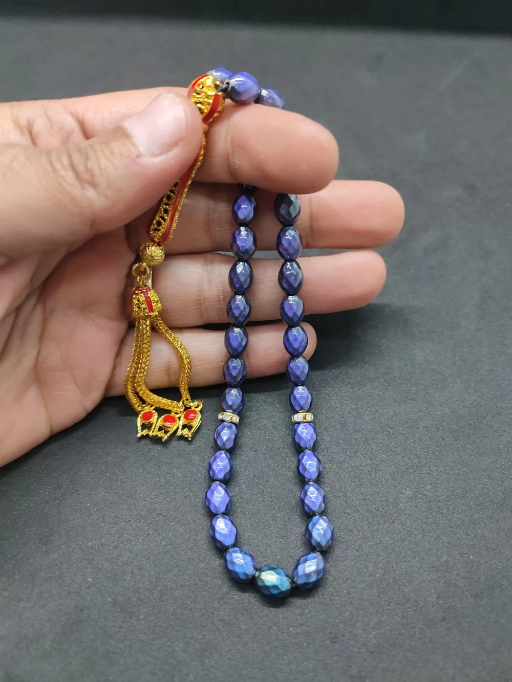 Telkari̇ Püskül Kombi̇nli̇ El Isısına Göre 7 Renk Deği̇şti̇ren Hi̇s Taşı küçük resim 4