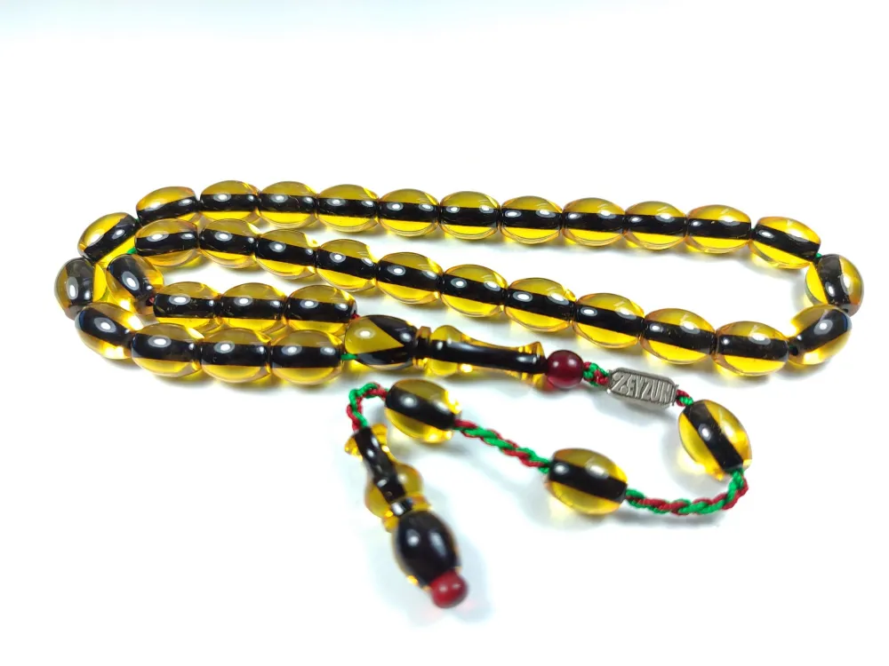 Mahmud Zeyzun Usta İşi̇ İmzalı (İmzası Gümüştür) Sıkma Kehri̇bar küçük resim 2