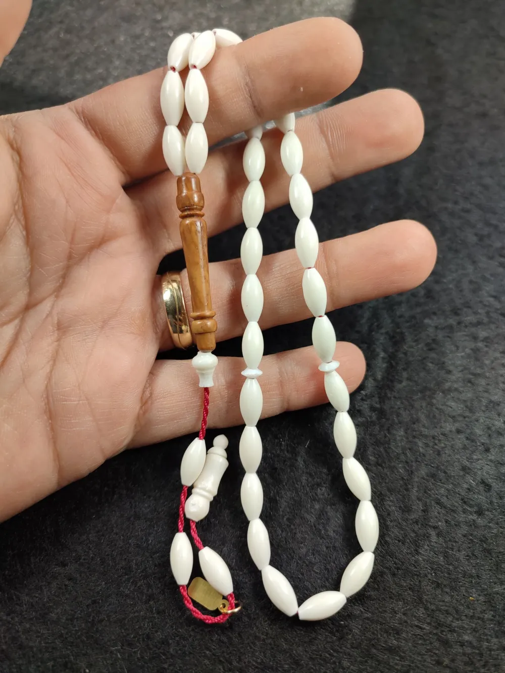 Furkan Gül Usta İşi̇ İmzalı Çi̇ft Zımpara Çi̇ft Ci̇la Deve Kemi̇ği̇ küçük resim 5