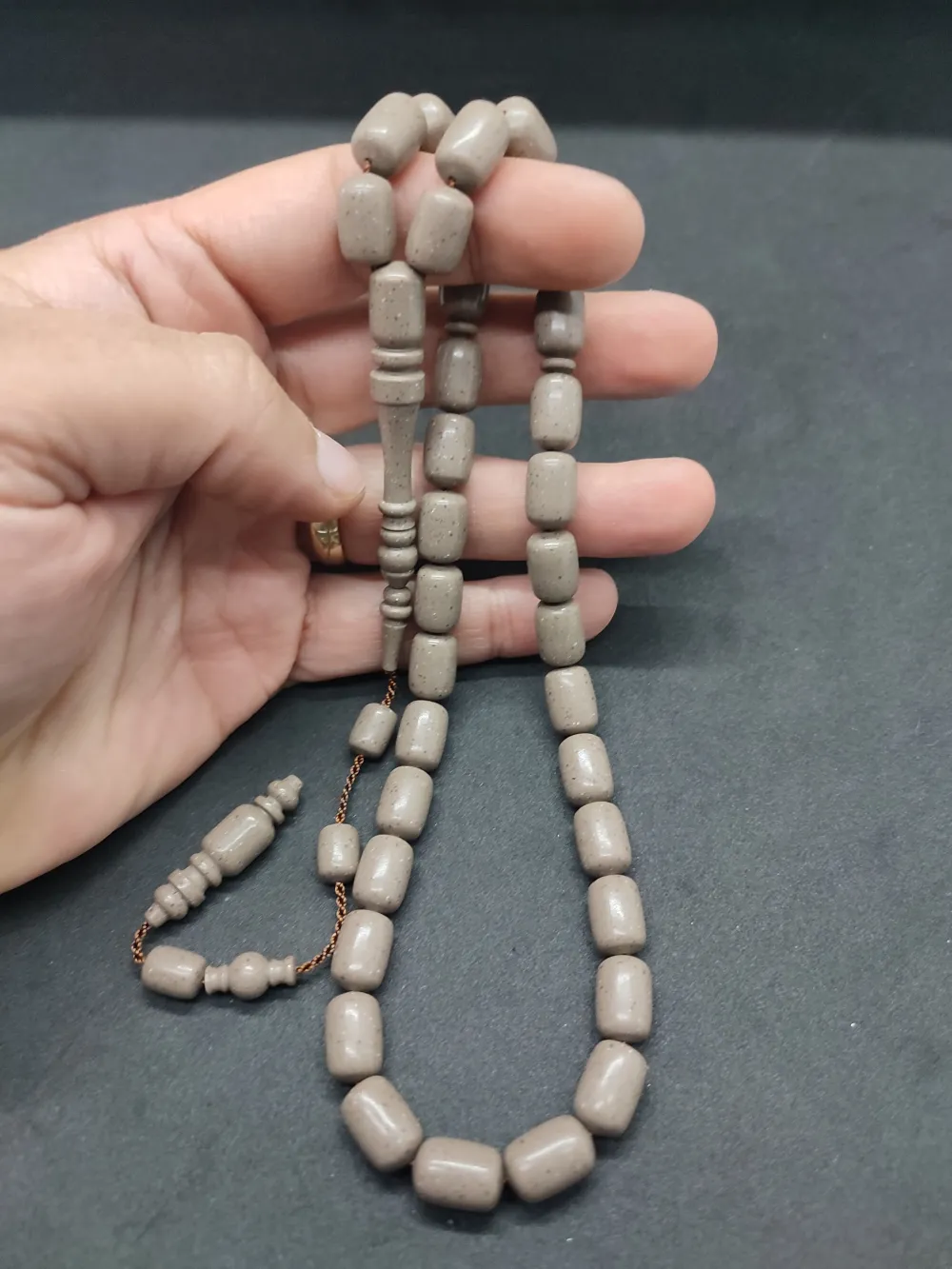 Yusuf Erden Usta İşi̇ İmzalı Halkalı İmame Cori̇an Mermer küçük resim 5