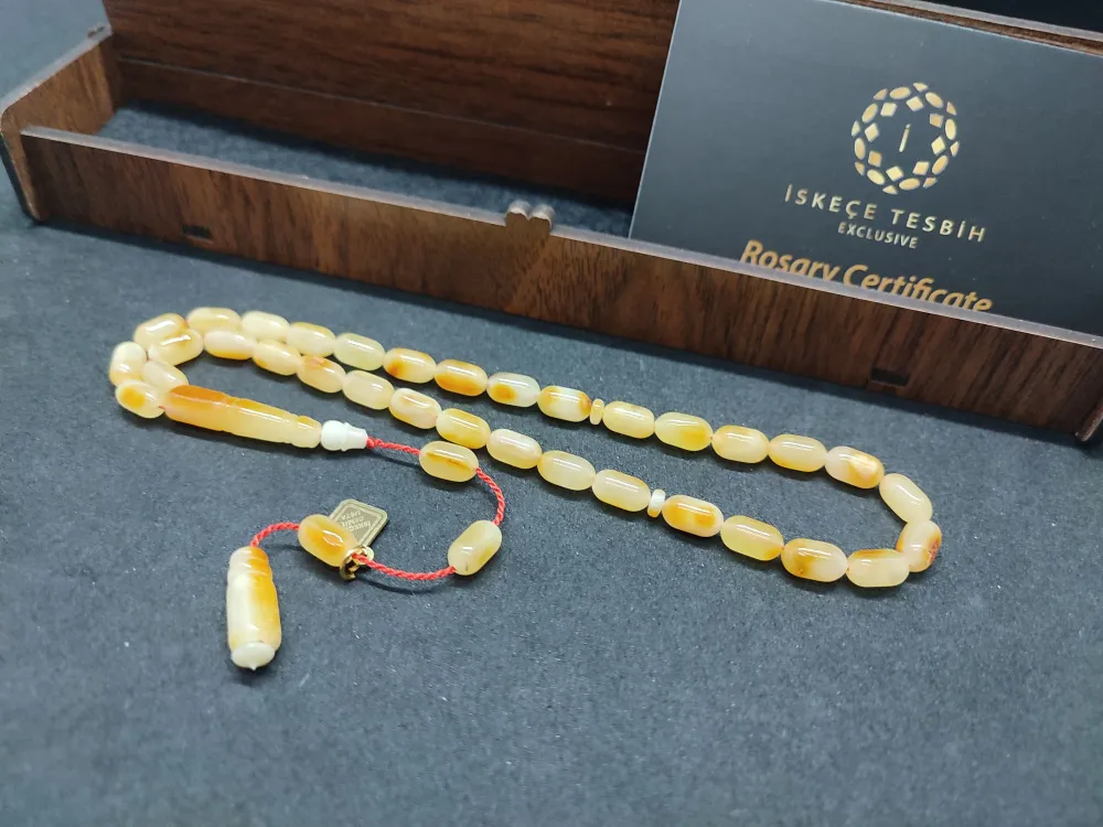 Ahşap Kutulu İskeçeli̇ Cemi̇l Usta Esri̇   8.50 Gr. Rus Kaya Damla